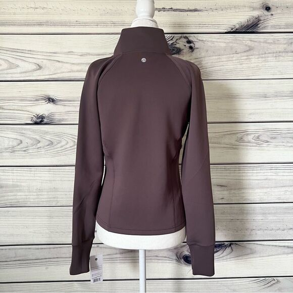 Apana Dusty Purple Full Zip Athletic Workout Jacket - Picture 5 of 8